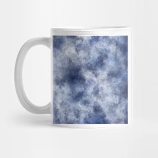 Navy Watercolor Fog Mug